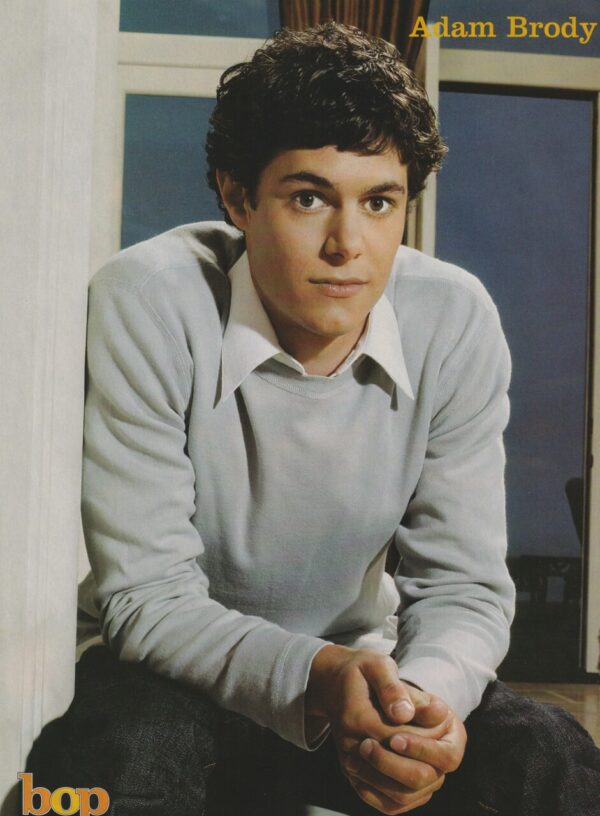 Adam Brody teen magazine pinup light blue sweater The OC Bop