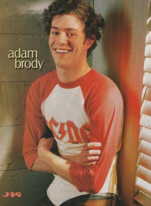 Adam Brody teen magazine pinup AC DC shirt J-14 The OC