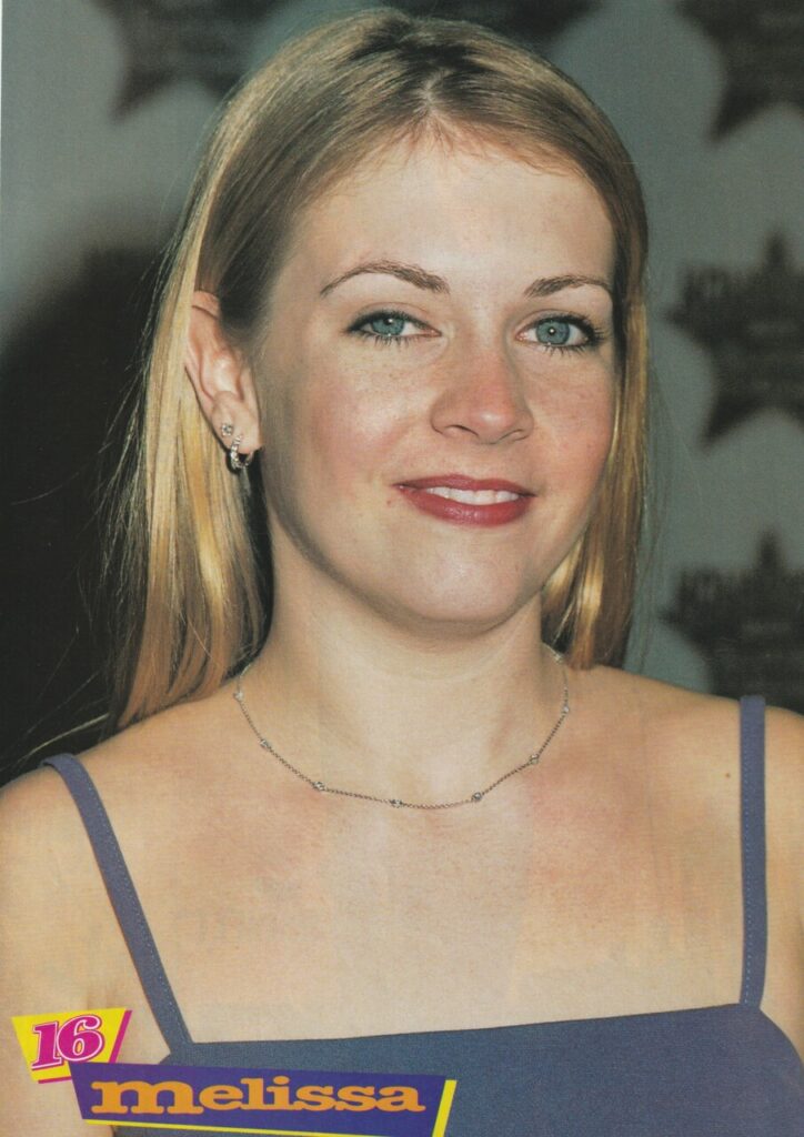 Melissa Joan Hart Issac Hanson teen magazine pinup blue dress 16 ...
