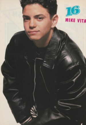 Mike Vitar teen magazine pinup Might Ducks Sandlot 16 magazine leather jacket