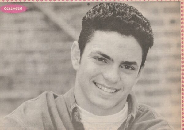 Mike Vitar teen magazine pinup black and white Bop