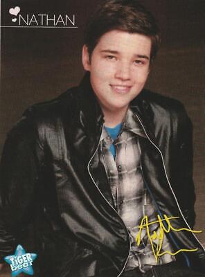 Nathan Kress teen magazine pinup clipping Tiger Beat leather jacket I Carly