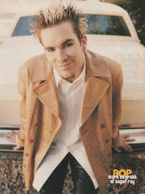 Mark Mcgrath Sugar Ray teen magazine pinup clipping Teen Beat 2000 Pix Bop car