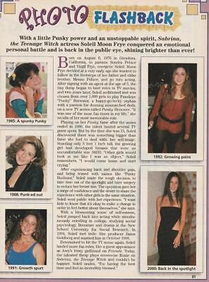 Soleil Moon Frye Punky Brewster teen magazine pinup clipping Bop photo flashback