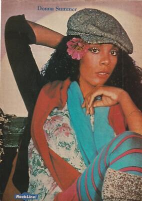 Donna Summer teen magazine pinup clipping Bop pix Rockline Teen Beat