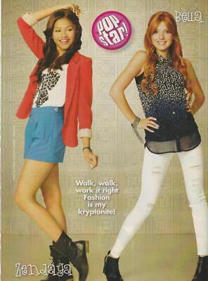 Zendaya Bella Thorne teen magazine pinup clipping Pop Star boots teen idols