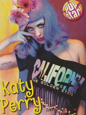 Katy Perry Nick Jonas teen magazine pinup clipping Pop Star pix California shirt