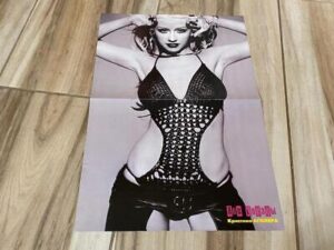 Christina Aguilera teen magazine poster clipping Bce3be3gbl mag sexy leather hot