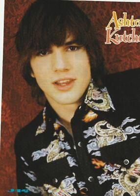 Ashton Kutcher teen magazine pinup clipping J-14 nice lips pix teen idols