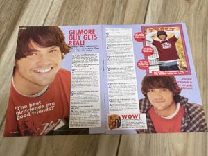 Jared Padalecki teen magazine clipping Gilmore Girls Pop Star