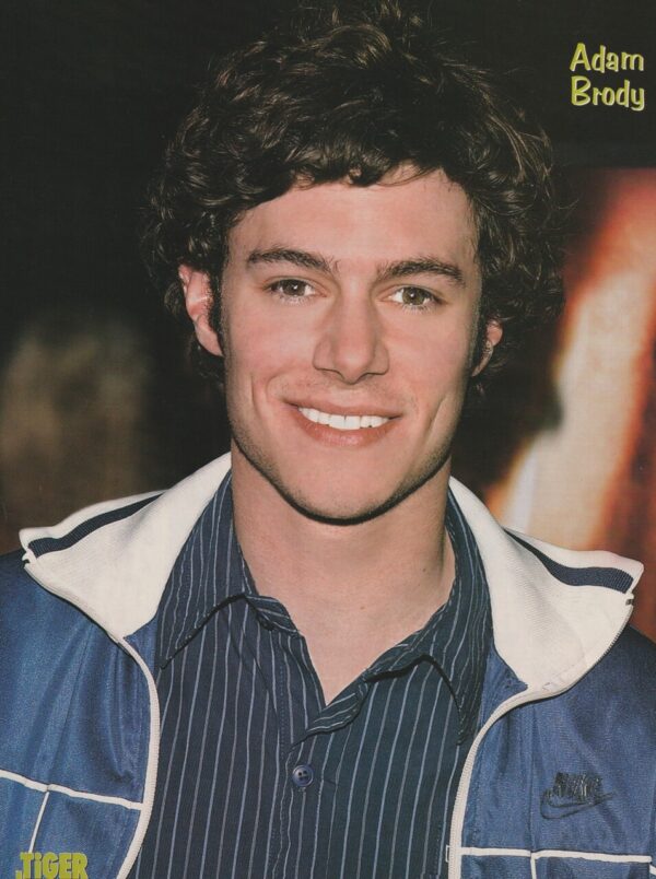 Adam Brody Beyonce teen magazine pinup blue jacket The OC Tiger Beat