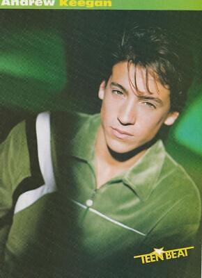 Andrew Keegan Aqua teen magazine pinup clipping green shirt Teen Beat