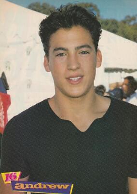 Andrew Keegan teen magazine pinup clipping 16 mag black shirt teen idols pix