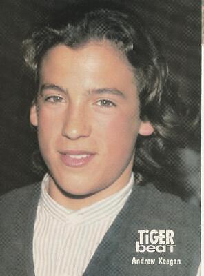 Andrew Keegan teen magazine pinup clipping Tiger Beat sharp teen idols pix
