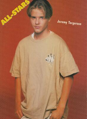 Jeremy Torgerson Jonathan Torgerson teen magazine pinup clipping All-Stars Pix