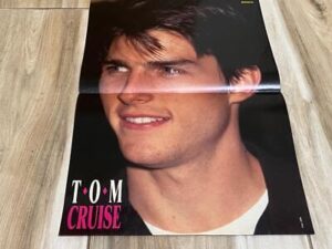 Tom Cruise Phil Collins teen magazine poster clipping teen idols Bravo Pix
