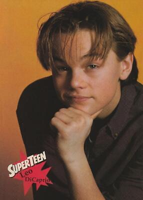 Leonardo Dicaprio teen magazine pinup clipping Superteen teen idols Titanic Bop