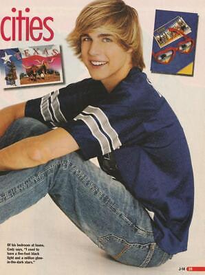 Cody Linley Jonas Brothers teen magazine pinup clipping M jeans Hannah Montana