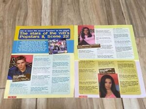 Josh Henderson Laurie Gildosh Dorothy Szamborska teen magazine pinup clipping