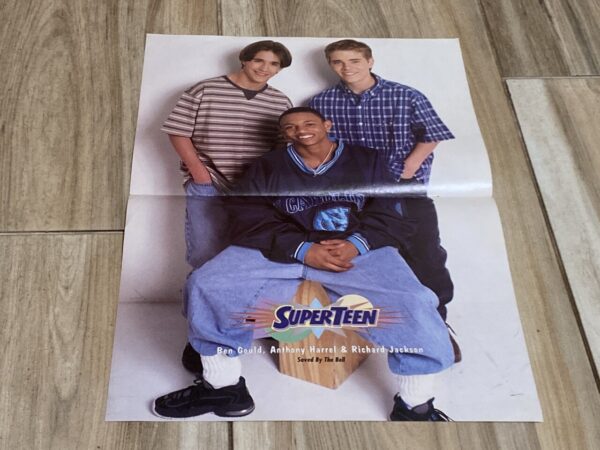 Saved by the Bell New Class Jeremy Torgerson Jonathan Torgerson teen magazine poster Superteen