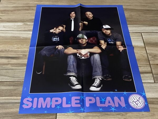 Simple Plan poster rock idols pop star