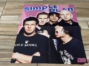 Simple Plan Jo Jo teen magazine poster Tiger Beat Rock Idols