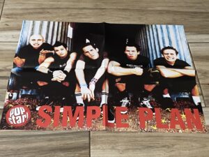 Simple Plan Bow Wow teen magazine poster shorts Pop Star