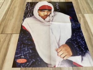 Nelly Nick Carter Backstreet Boys teen magazine poster looking tough Teen Beat
