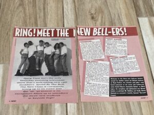 Saved by the Bell New Class Hang Time teen magazine clipping Ring Meet the New Bellers