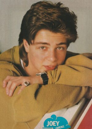 Joey Lawrence teen magazine pinup Teen Machine younger days
