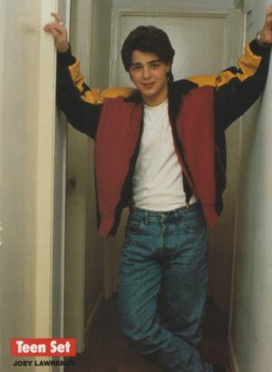 Joey Lawrence Christian Slater teen magazine pinup Teen Set Teen Idols