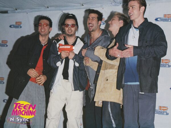 Nsync teen magazine pinup Kids Choice Awards Better Place single Teen Machine