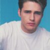 Jason Priestley Saved by the bell New Class teen magazine pinup white t-shirt Big Bopper