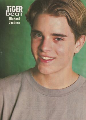 Richard Jackson teen magazine pinup Saved by the Bell New Class Tiger Beat
