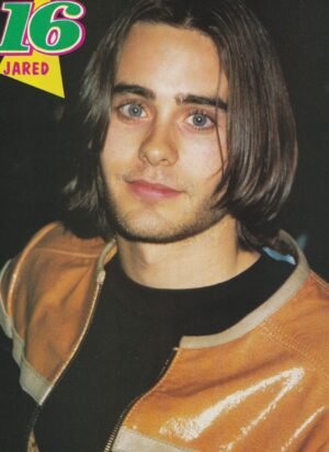 Jared Leto Scott Wolf teen magazine pinup 16 magazine close up jacket