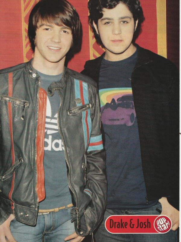 Drake Bell and Josh teen magazine pinup Josh and Drake Pop Star