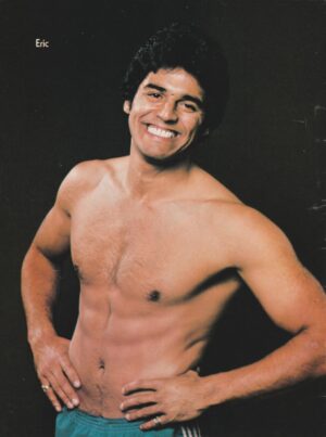 Erik Estrada teen magazine pinup clipping Teen Spectacular shirtless hips hot