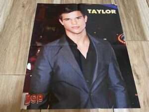 Nick Jonas Taylor Lautner teen magazine poster clipping Bop Jonas Brothers