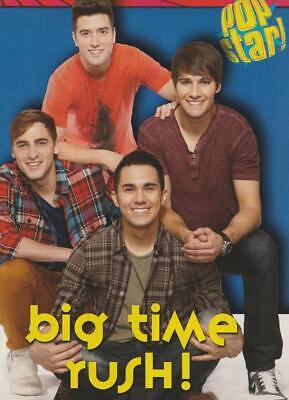Big Time Rush teen magazine pinup clipping Pop Star boy band hotties Pix