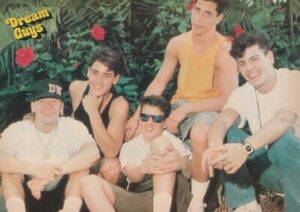 New Kids on the block teen magazine pinup clipping shorts Dream Guys boy band