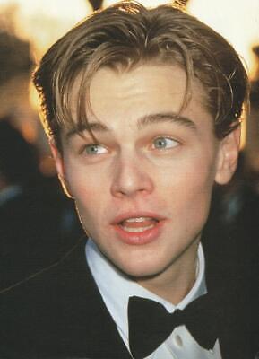 Leonardo Dicaprio teen magazine pinup clipping Bop close up open mouth pix Japan