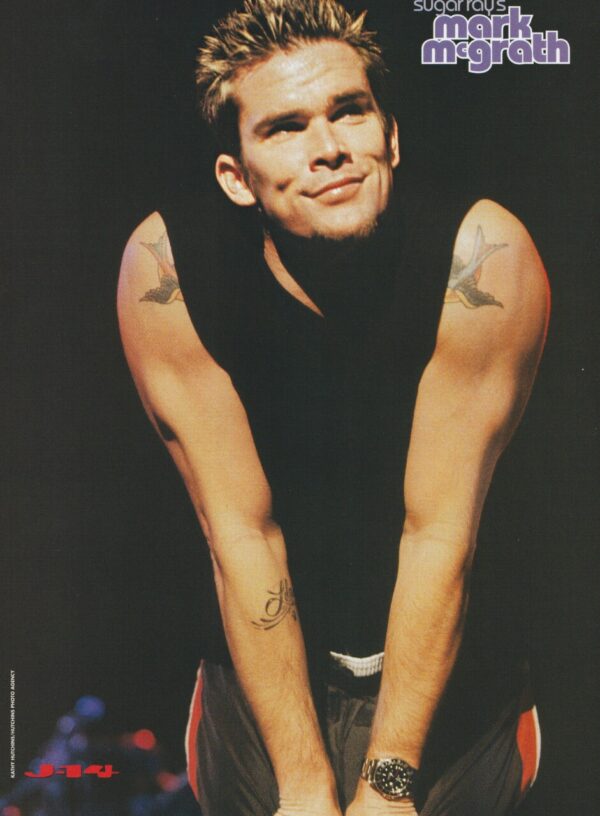 Mark Mcgrath Nick Lachey 98 degrees teen magazine pinup tattoo J-14