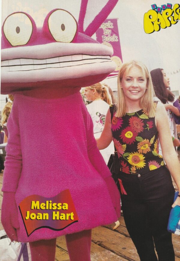 Melissa Joan Hart black pants