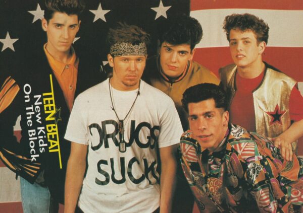 Christian Slater New Kids on the block teen magazine pinup drugs suck Teen Beat - Image 2