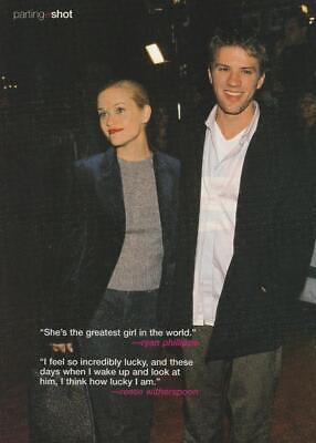Ryan Phillippe Reese Witherspoon teen magazine pinup clipping Twist teen idols