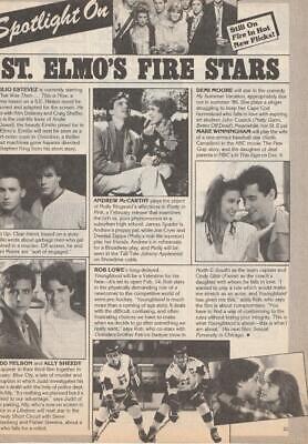 Emilio Estevez teen magazine pinup clipping Teen Machine St. Elmo's Fire pix