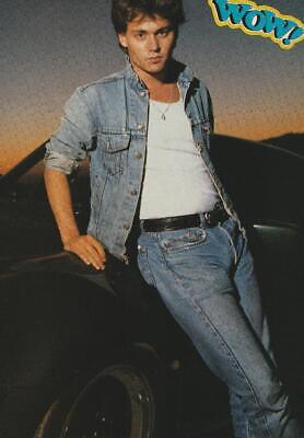 Corey Feldman Johnny Depp teen magazine pinup clipping pix Wow tight jeans