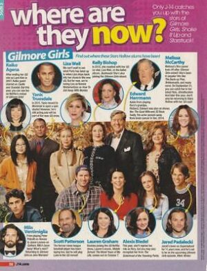 Gilmore Girls teen magazine pinup clipping Jared Padalecki Milo Ventimiglia J-14