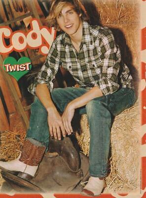 Cody Linley teen magazine pinup clipping Hannah Montana pix