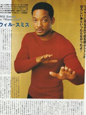 Will Smith teen magazine pinup clipping Japan red shirt pix